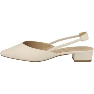 Peter Kaiser Damen - Peeptoes & Slingpumps 7944 in weiß Glattleder