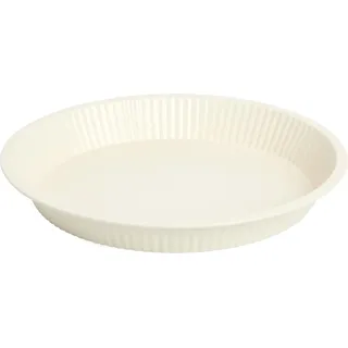 Wenco Tarteform 28 cm rund – Quicheform mit Keramik Antihaftbeschichtung für herzhafte Quiches & Obstkuchen – Kuchenform hitzebeständig bis 220°C – Wellenrand Backform mit 26,5 cm Innenmaß