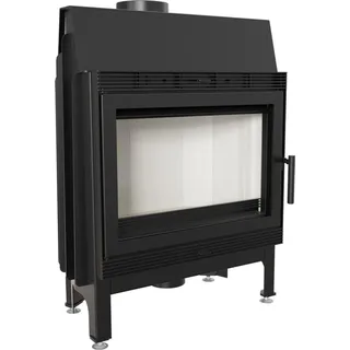 AZURA HOME DESIGN Kamineinsatz BLANKA Stahl Schwarz