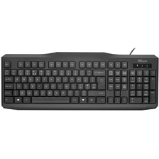 Trust ClassicLine UK Tastatur USB QWERTY UK Englisch Schwarz - Tastaturen (Standard, Verkabelt, USB, QWERTY, Schwarz)