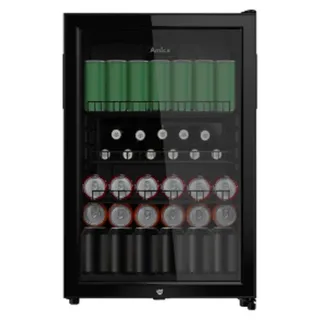 Amica FK 341 151 S Getränkekühlschrank 118 l 84 cm hoch Schwarz