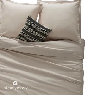 Bettdeckenbezug aus Baumwolle - leinenweiß 240x220 cm - Atmosphera créateur d'intérieur - Beige