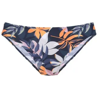 LASCANA ACTIVE Bikini-Hose »Wave« mit tropischem Druck, blau