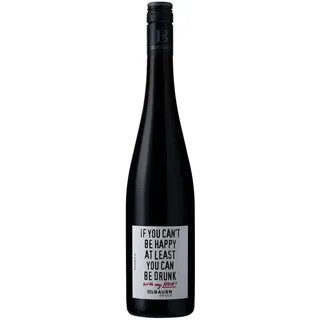 Emil Bauer Cuvée Noir "If you can't be happy at least you can be drunk - with my noir!" Trockener Rotwein aus der Pfalz (1 x 0.75l)