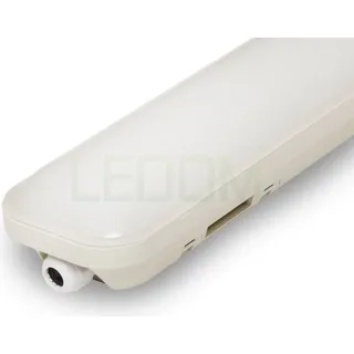 36W 120cm LED Feuchtraumleuchte Slim IP65 Wasserdicht Neutralweiß 3000lm Wannenleuchte Leuchte für Außen und Innen