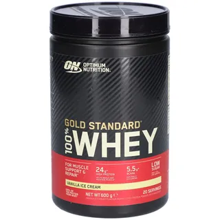 Gold Standard 100% Whey Vanilla Ice Cream Pulver 600 g