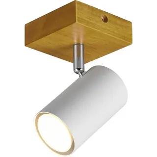 Trio Marley 1 GU10 weiß Holz