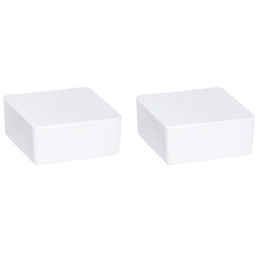 WENKO Nachfüller Raumentfeuchter Cube, Nachfüllpack für Luftentfeuchter, reduziert Schimmel & Gerüche, 500 g Granulatblock, sofortige Wirkung bis zu 2 Monate, 10 x 5 x 10 cm, Weiß (Packung mit 2)