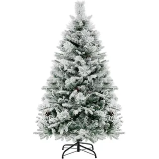 Costway Weihnachtsbaum 150cm Grün , Kunststoff , 136 cm , Dekoration, Weihnachtsdekoration, Christbäume & Zubehör