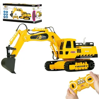 Jamara RC-Baumaschine Bagger J-Matic 4CH RTR gelb (404920)