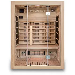 Home Deluxe SAHARA L – 150 x 120 x 190 cm für 2 - 3 Personen mit 6 Vollspektrumstrahlern aus Hemlocktanne