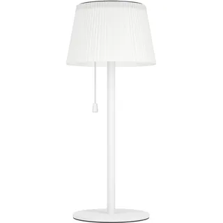 EGLO Solarleuchte Kunststoff und Stahl H 38,0 cm inkl. Zugschalter weiß