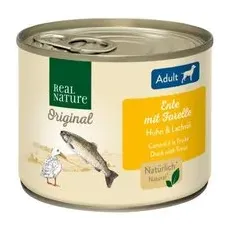 REAL NATURE Adult Ente mit Forelle 6x200 g