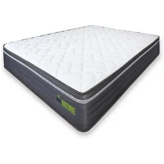 Matnature MatFoam, viscosoft, wendbar, fest und formstabil, Höhe 21 cm, sehr atmungsaktiv, antibakteriell, optimale Thermoregulation, rutschfestes Gewebe (120 x 190 cm)