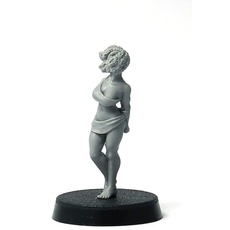 Brother Vinni Slave Girl Miniature for Wargames and Tabletop RPG