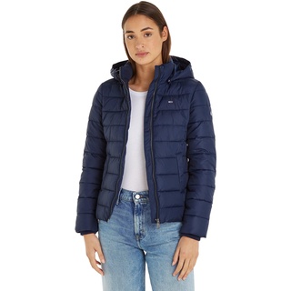 Tommy Hilfiger Jeans Damen Jacke Basic Übergangsjacke, Blau (Twilight Navy), XS