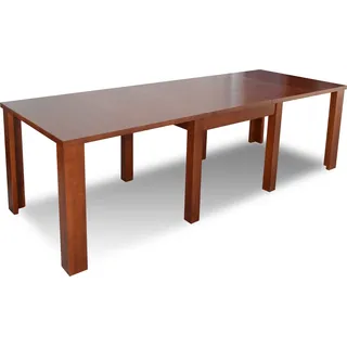 XXL Tisch 330cm Big Designer Konferenztisch Holztisch Tische Meeting Esszimmer - Braun