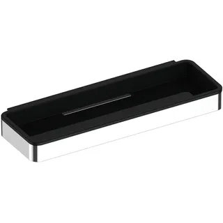 Keuco Plan Duschkorb komplett, verchromt/schwarzgrau 14958010037,