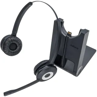 JABRA Pro 920 Duo DECT-Kopfhörer Schwarz/Silber