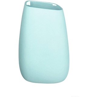 ASA Aqua Blue Vase aus Steinzeug in der Farbe Aqua, Maße: 10cm x 11cm x 16cm, 13924108