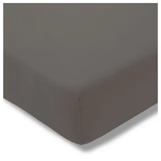 Spannbettlaken Feinjersey 180 x 200 - 200 x 200 cm graphit