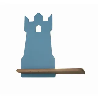 Kinderwandleuchte , Blau , Holz, Metall, Holzwerkstoff , Eiche , 12x28.5x27 cm , RoHS, Europäischer Sicherheitsstandard , einfach zu transportieren , Lampen & Leuchten, Innenbeleuchtung, Kinderzimmerlampen, Kinderwandleuchten