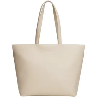 Tommy Hilfiger Th Logotape Tote Aw0aw17693 Tragetasche, Beige (Classic Beige)