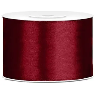 Satinband bordeaux, 50 mm, 25 m
