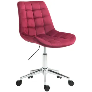 SVITA MICKY Bürostuhl für Kinder Schreibtischstuhl höhenverstellbar Blackberry Dunkelrot - Dunkelrot, Rot