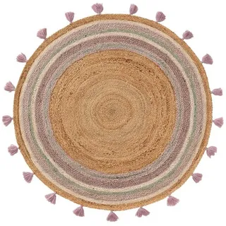 Lytte Kinderteppich Lovis Lila ø 115 cm rund - Teppich für Kinderzimmer