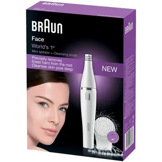 Braun Face 810 Epilierer Gesicht weiß/silber