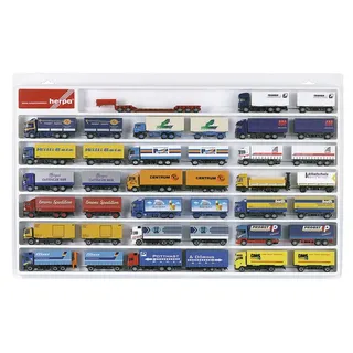 HERPA 29346 1:87, Schaukasten für Hängerzüge (überbreit), weiß (70cm x 45cm x 3,5cm)