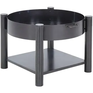 Feuerschale BUSCHBECK "Zahara", schwarzstahl, H:55cm Ø:60cm, Stahl, Feuerkörbe, Feuerschale