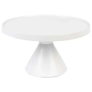 ZUIVER Couchtisch Runder Couchtisch FLOSS WHITE von Zuiver aus Aluminiumguss Ø 60 cm weiß