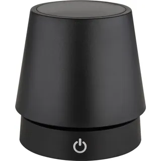 Globo Tischleuchte Carlos Kunststoff Dimmbar 28 cm Schwarz Matt