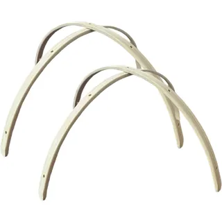 perfk 2Stück DIY Holzmobile Aufhängerahmen-Bastelset für Kinderzimmer Mobile- Holzrahmen für Babybett-Dekoration-Kinderbett Aufhängerahmen Bausatz für Neugeborenen Zimmer Baby Kleinkinder