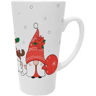 Geda Labels Tasse Weihnachtswichtel 0,45 l Weiß