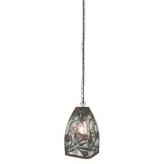 Näve Leuchten Glas-Pendelleuchte "Orient" Glas-Pendelleuchte "Orient" Pendelleuchten - Glas-Pendelleuchte "Orient", Hängelampe aus Metall und Glas in klar/transparent, 150 cm hoch, 18 x 18 cm, E27-Fassung - Transparent