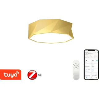 Immax NEO DIAMANTE Smart Deckenleuchte 40cm W gold Zigbee 3.0