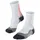 Laufsocken Weiß/Rot 37-38