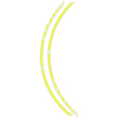 Bild PIN Striping Racing, Zierstreifen für Motorräder, Neon Gelb