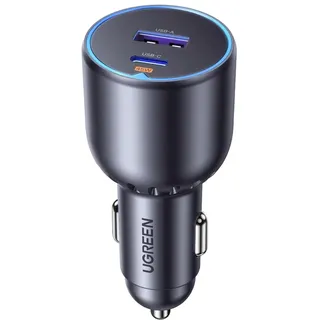 UGREEN 63W 2-Port Fast Car Charger Auto Adapter Schwarz