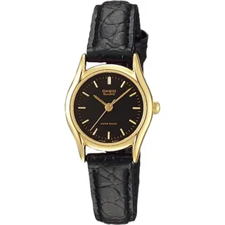 Damen Uhr Casio LTP-1094Q-1ARDF - Gold, Schwarz