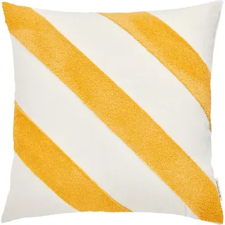 TOM TAILOR HOME Kissenbezüge »Diagonal« mit aufgestickten Effektstreifen, orange