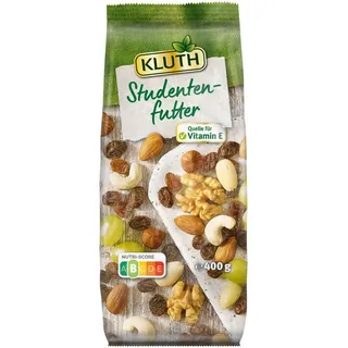 Nüsse Kluth Studentenfutter Premium Snack Quelle für Vitamin E 400g