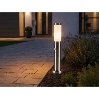 Edelstahl Sockelleuchten mit Bewegungsmelder Stehlampen für draußen Wegeleuchten