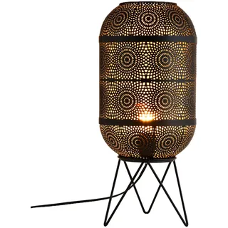 Marrakesch Orient & Mediterran Interior Skandinavische Dekoration Tischlampe Schwarz