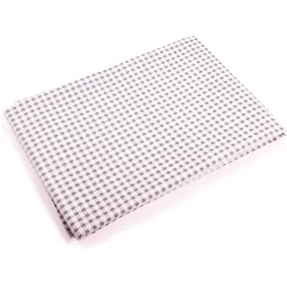 House Collection Tischdecke für Esstisch, kariert, Taupe, 140 x 180 cm