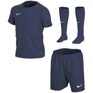 Nike Kinder Park 20 Kit K Fußball Trikot-Set, Midnight Navy/Midnight Navy/White, M
