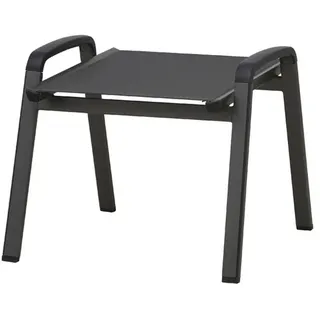 MWH Elements Hocker Aluminium/Textilene iron grey stapelbar